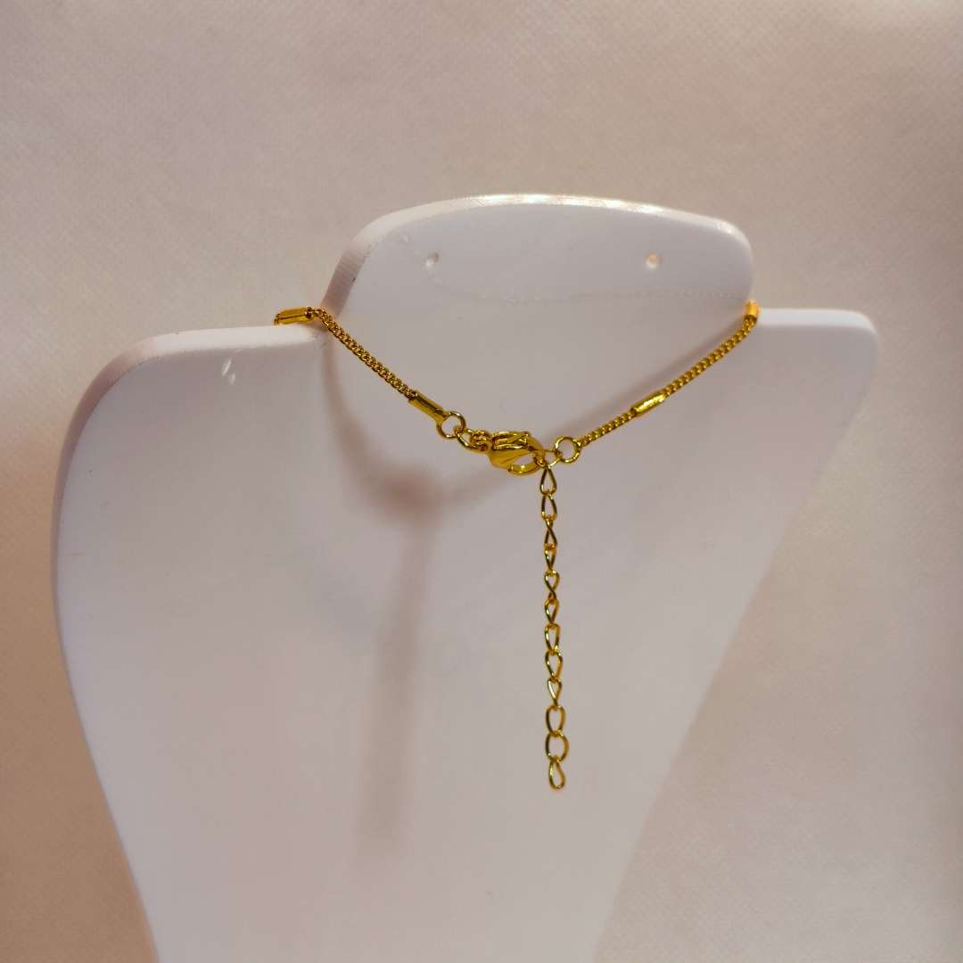 Cadena Con Broche Gold Filled Cilindros 04 mm - Paquete de 1 Unidades