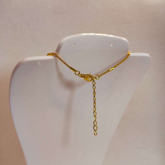 Cadena Con Broche Gold Filled Cilindros 04 mm - Paquete de 1 Unidades