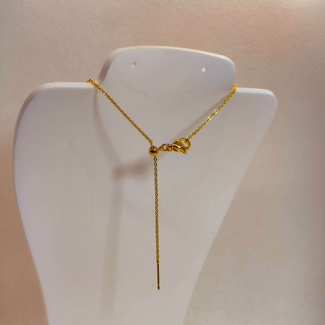 Cadena Con Broche y Aguja Gold Filled Extension 02 mm - Paquete de 1 Unidades