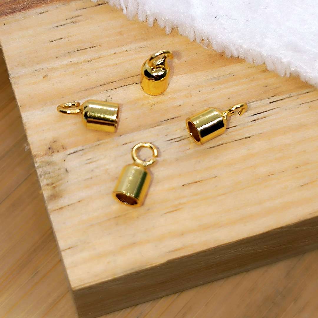 Capuchon Gold Filled 03 mm - Paquete de 4 Unidades