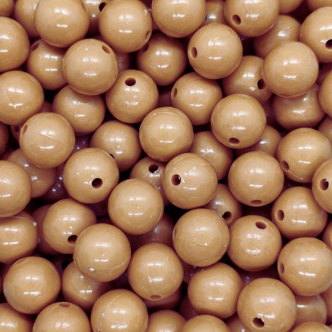 Pasador Acrilico Esfera Chicle Brillante 15 mm - Paquete de 12 Unidades