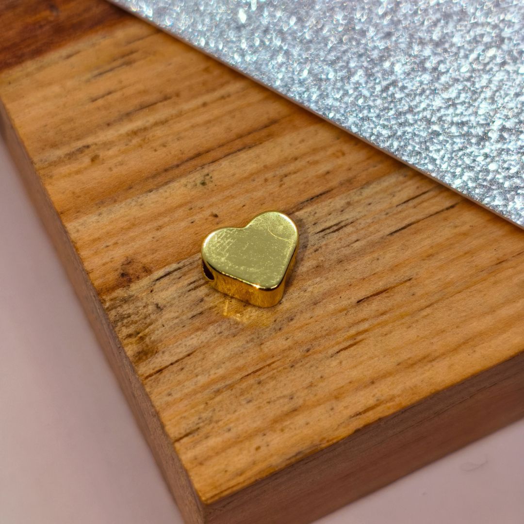 Pasador Gold Filled Corazon Solido 08 mm - Paquete de 1 Unidades