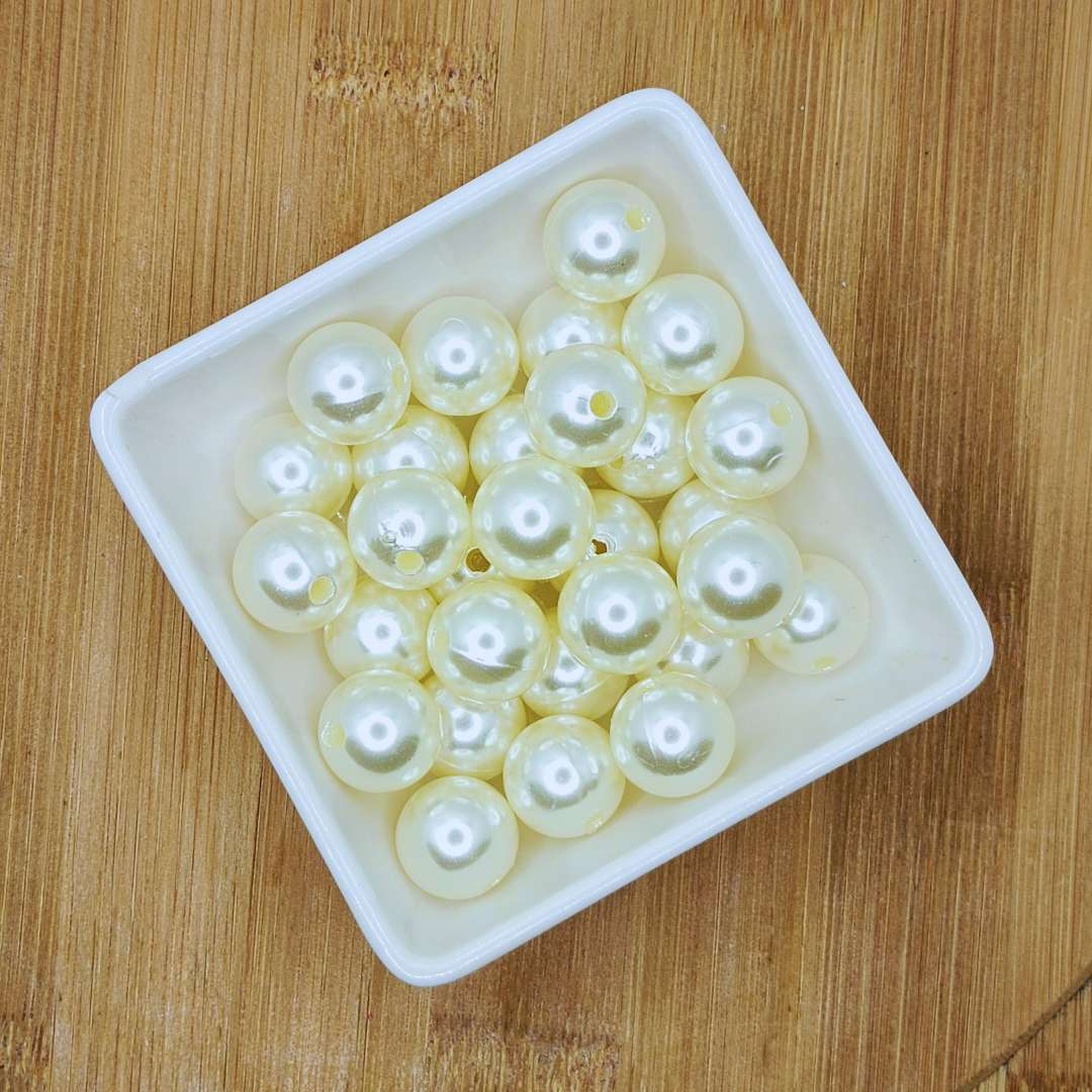 Perla Sintetica 12 mm - Paquete de 29 Unidades