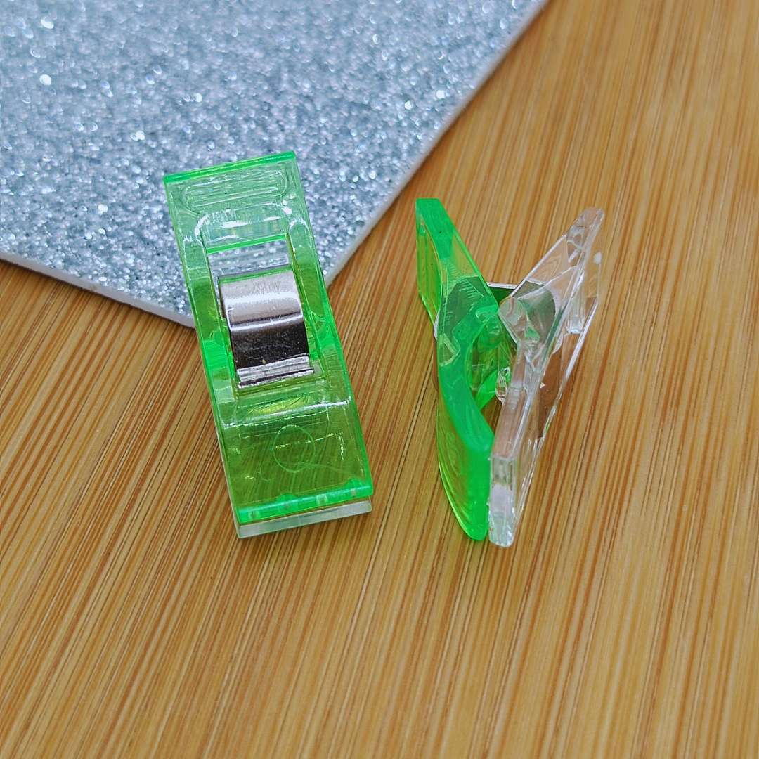 Pinza Acrilico Para Costura 10 x 25 mm - Paquete de 2 Unidades