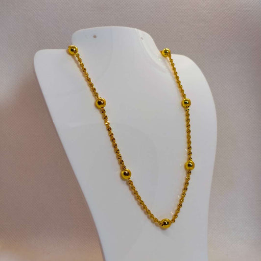 Cadena Con Broche Gold Filled Balin 06 mm  -  Paquete de 1 Unidades