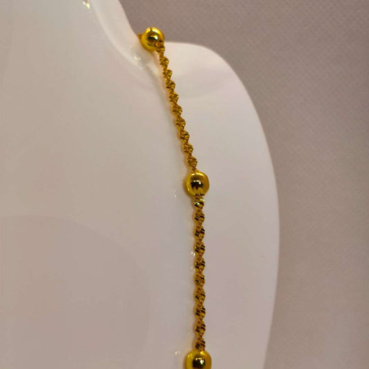 Cadena Con Broche Gold Filled Balin 06 mm  -  Paquete de 1 Unidades
