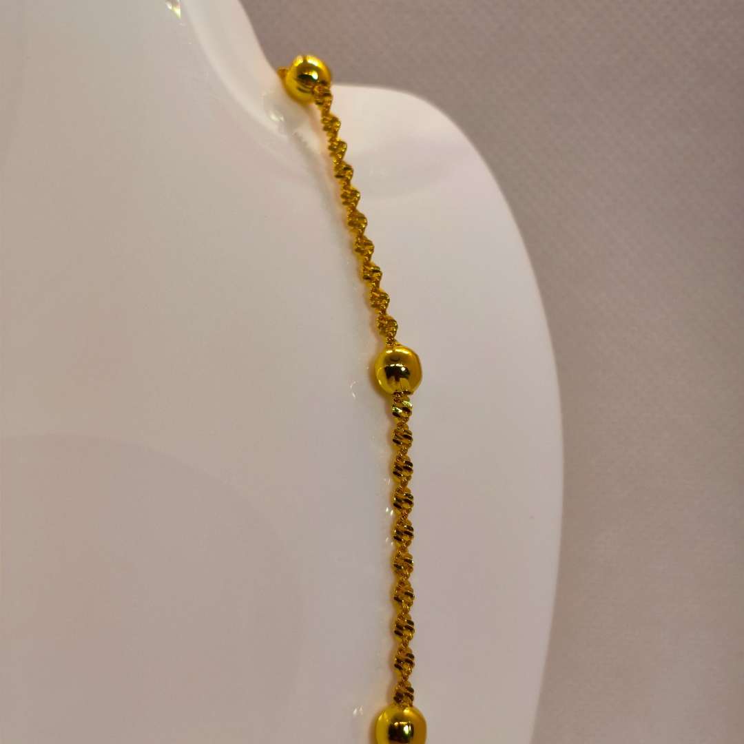 Cadena Con Broche Gold Filled Balin 06 mm  -  Paquete de 1 Unidades