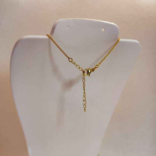 Cadena Con Broche Gold Filled Cubana 01 mm  -  Paquete de 1 Unidades