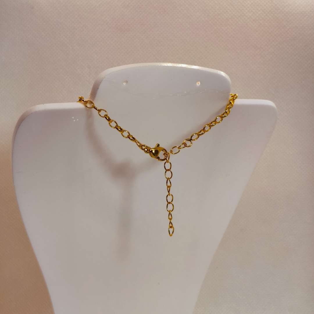 Cadena Con Broche Gold Filled Eslabon Argolla 04 mm  -  Paquete de 1 Unidades