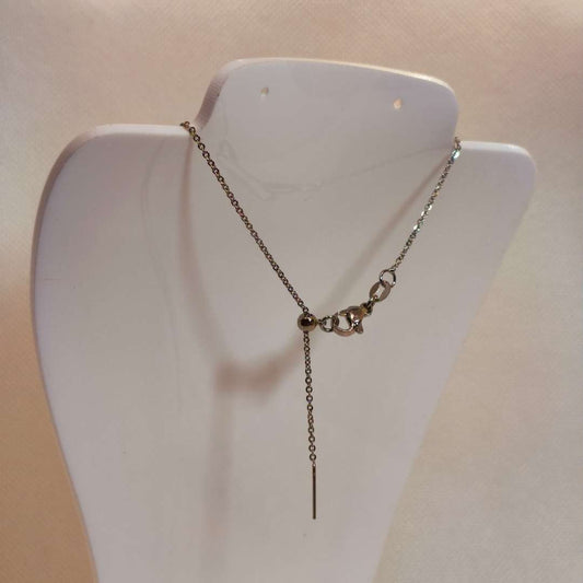 Cadena Con Broche y Aguja Gold Filled Extension 01 mm  -  Paquete de 1 Unidades