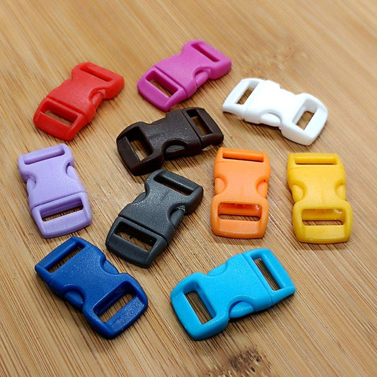 Broche Acrilico Clip Clap 10 mm  -  Paquete de 10 Unidades