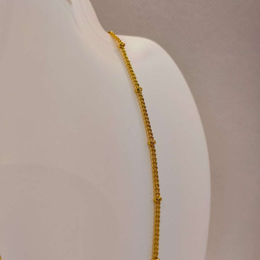 Cadena Con Broche Gold Filled Balin 02 mm  -  Paquete de 1 Unidades