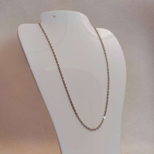 Cadena Con Broche Gold Filled Extension 02 mm  -  Paquete de 1 Unidades