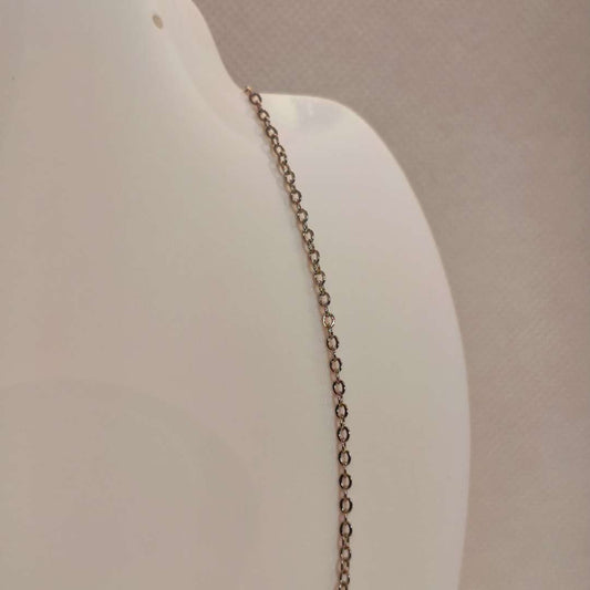 Cadena Con Broche Gold Filled Extension 02 mm  -  Paquete de 1 Unidades