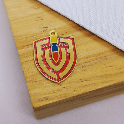 Dije Gold Filled Esmaltado Clubes de Futbol 20 mm  -  Paquete de 1 Unidades
