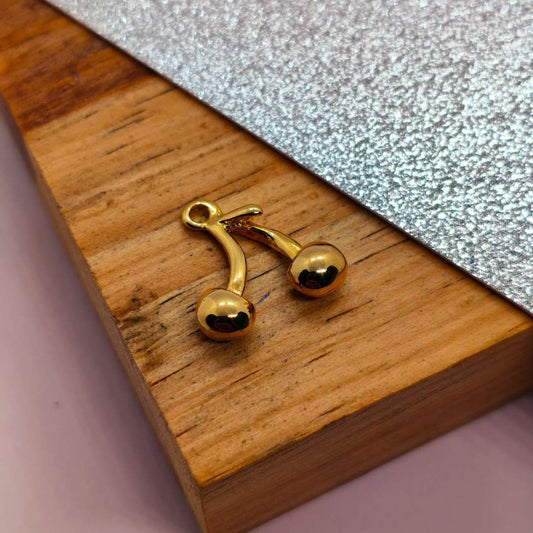 Dije Gold Filled Cereza 16 mm  -  Paquete de 1 Unidades