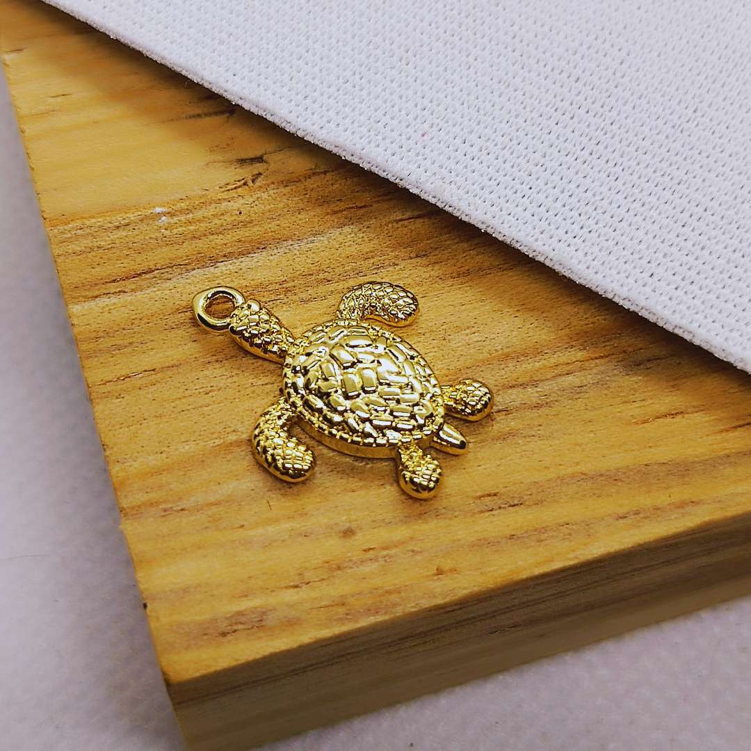 Dije Gold Filled Tortuga 17 mm  -  Paquete de 1 Unidades