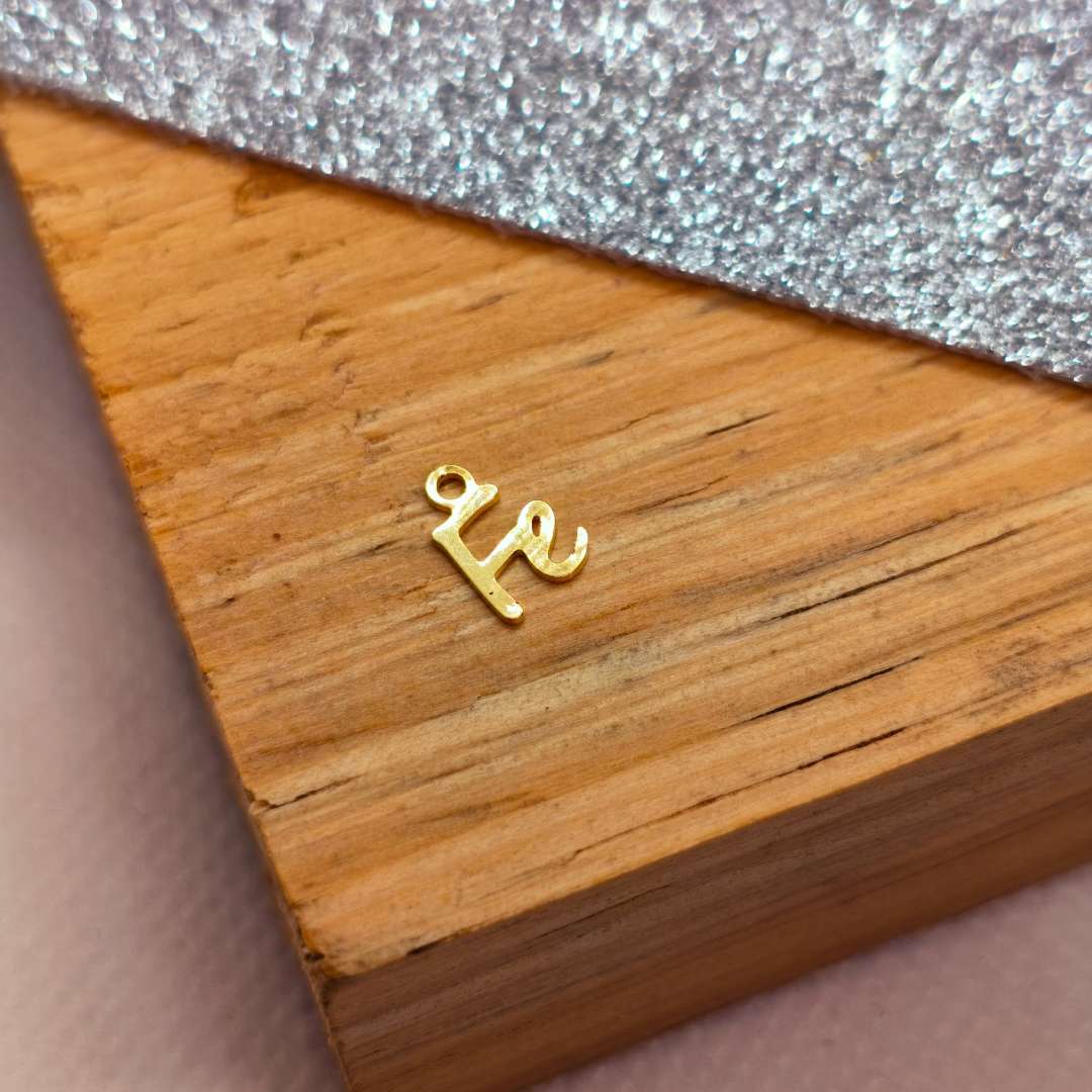 Dije Gold Filled Caligrafia Fe Mini 05 mm  -  Paquete de 1 Unidades