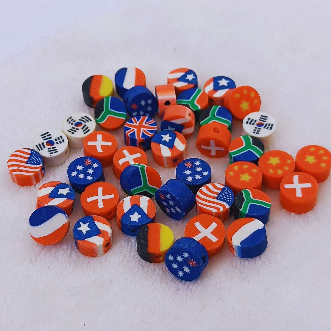 Pasador Fimo Figuras 10 mm  -  Tira de 39 Unidades