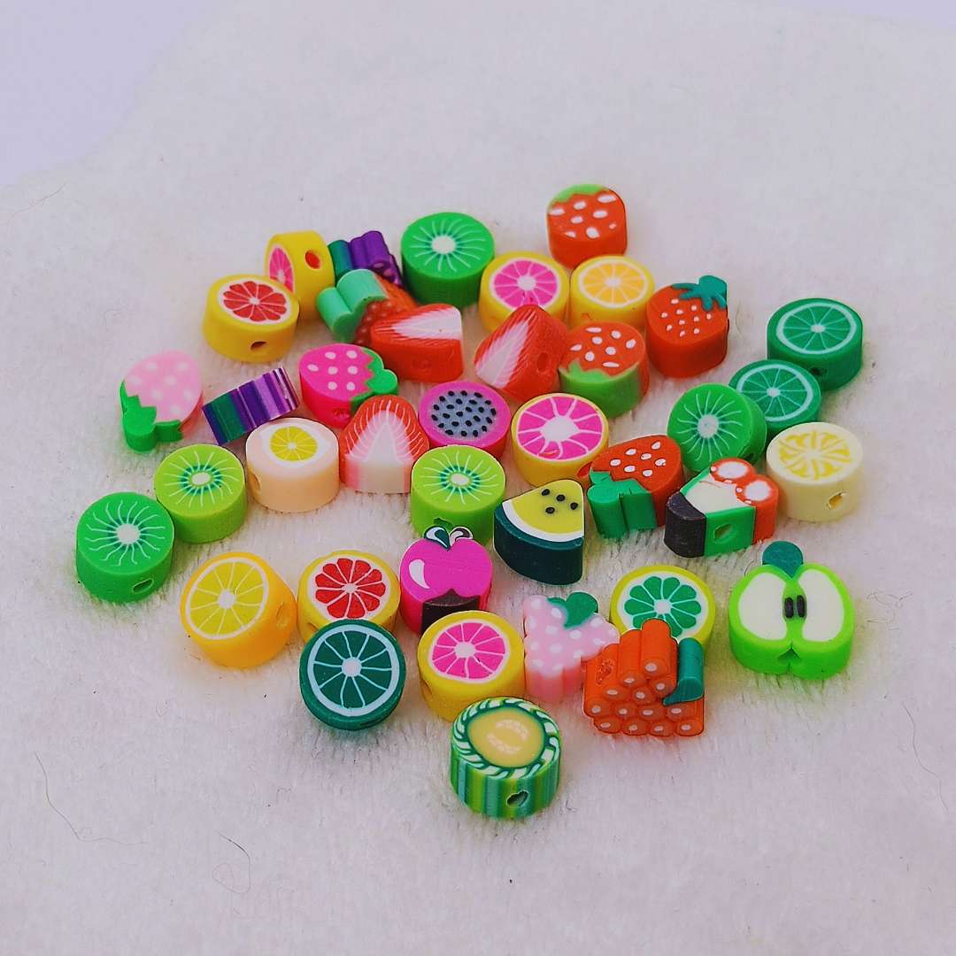 Pasador Fimo Figuras 10 mm  -  Tira de 39 Unidades