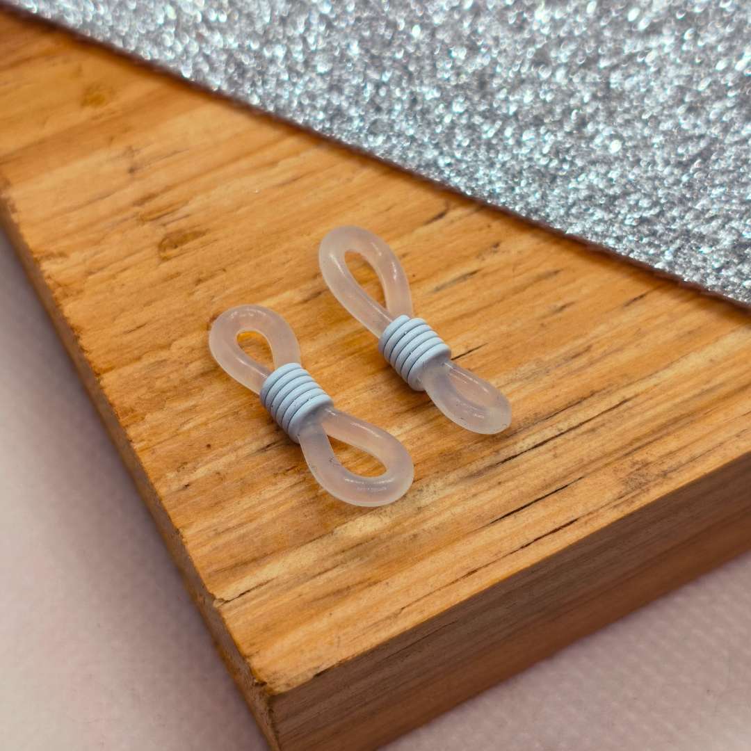 Sujetadores de Goma para Lentes 10 mm  -  Paquete de 2 Unidades