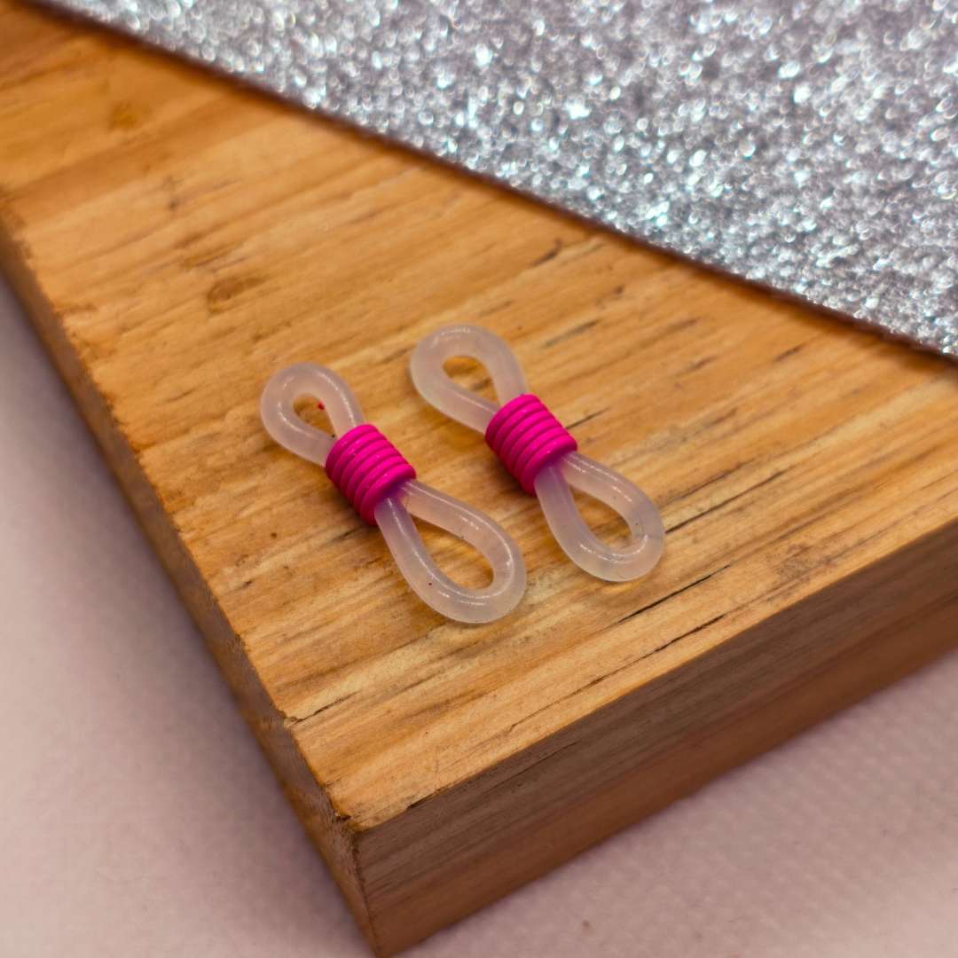 Sujetadores de Goma para Lentes 10 mm  -  Paquete de 2 Unidades