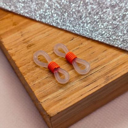 Sujetadores de Goma para Lentes 10 mm  -  Paquete de 2 Unidades