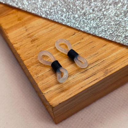 Sujetadores de Goma para Lentes 10 mm  -  Paquete de 2 Unidades