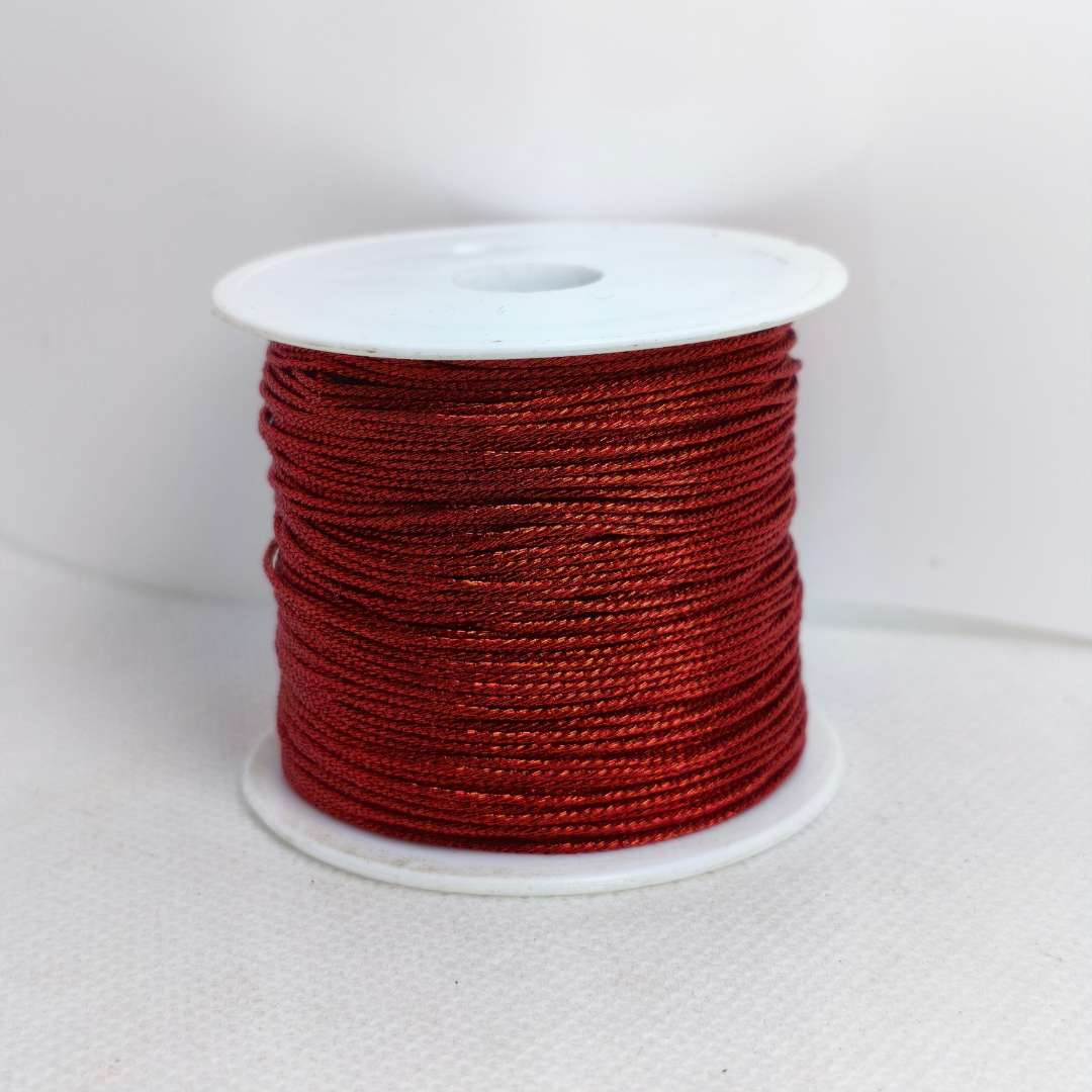 Hilo Chino Metalizado 01 mm  -  Rollo de 44 Metros