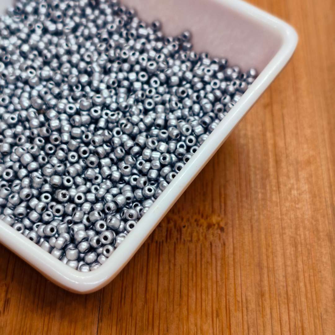 Mostacilla Metalizado 02 mm  -  Paquete de 50 gr