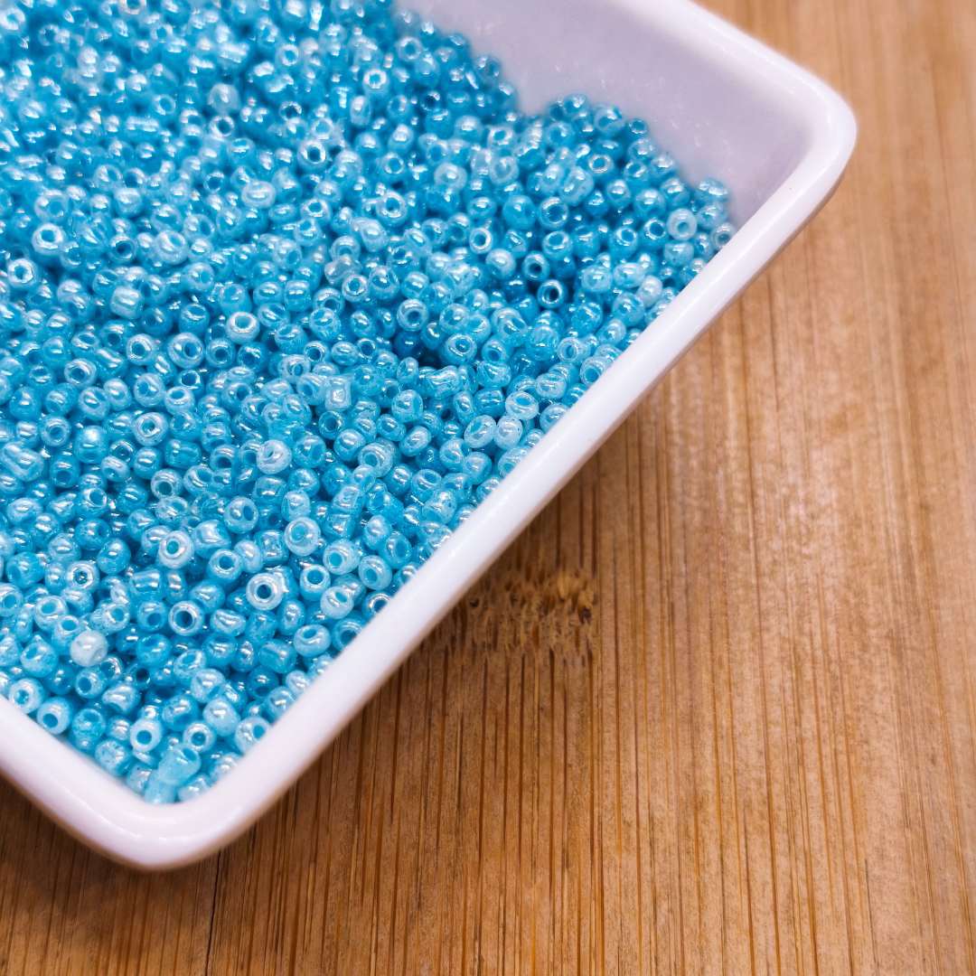 Mostacilla Perlada 02 mm  -  Paquete de 50 gr