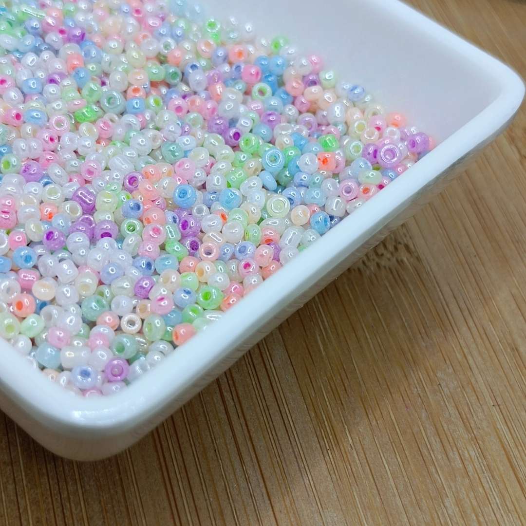 Mostacilla Perlada 02 mm  -  Paquete de 50 gr