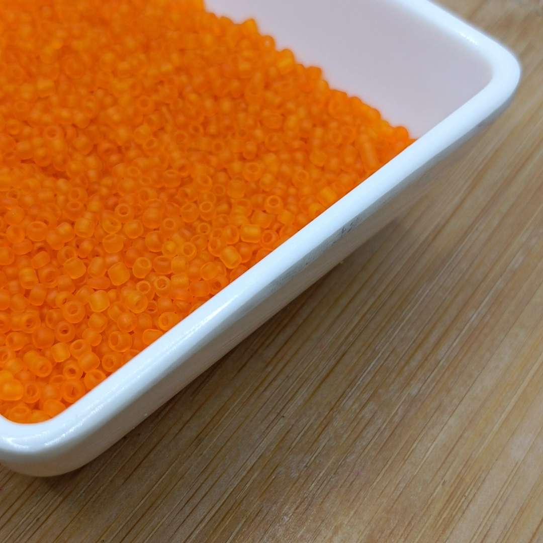 Mostacilla Traslucido 02 mm  -  Paquete de 50 gr