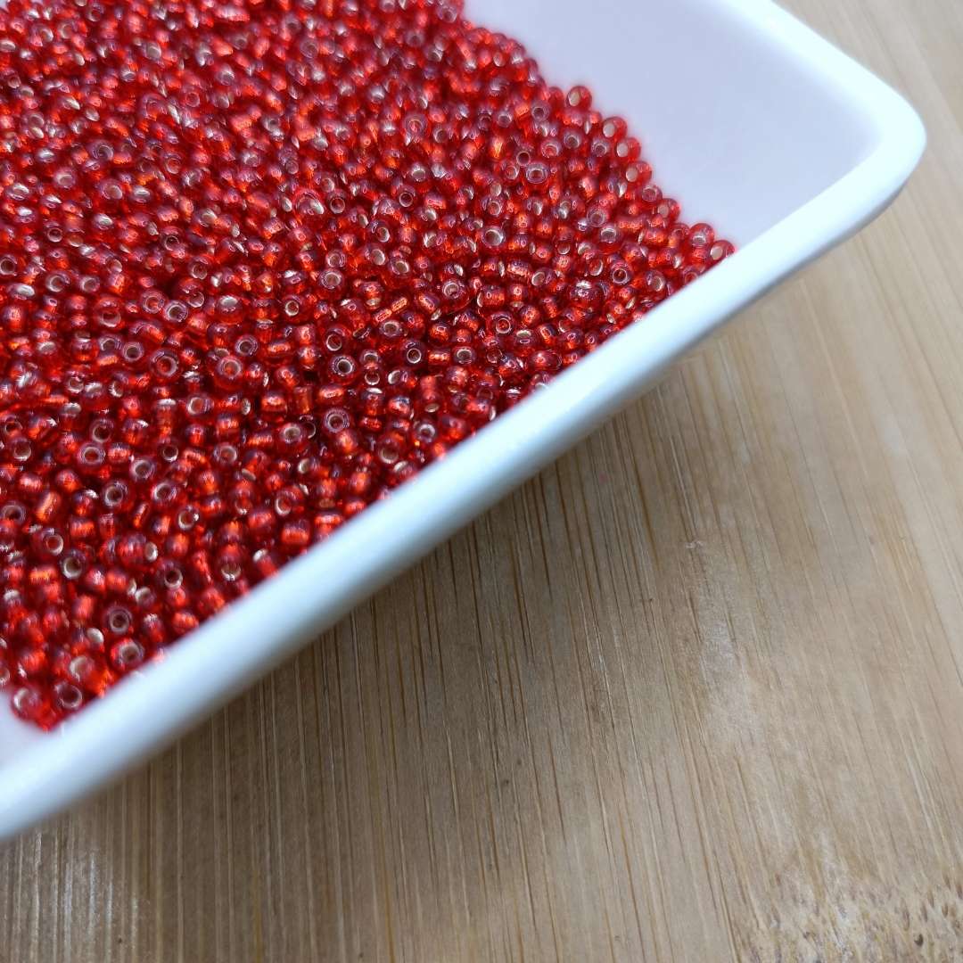 Mostacilla Traslucido 02 mm  -  Paquete de 50 gr