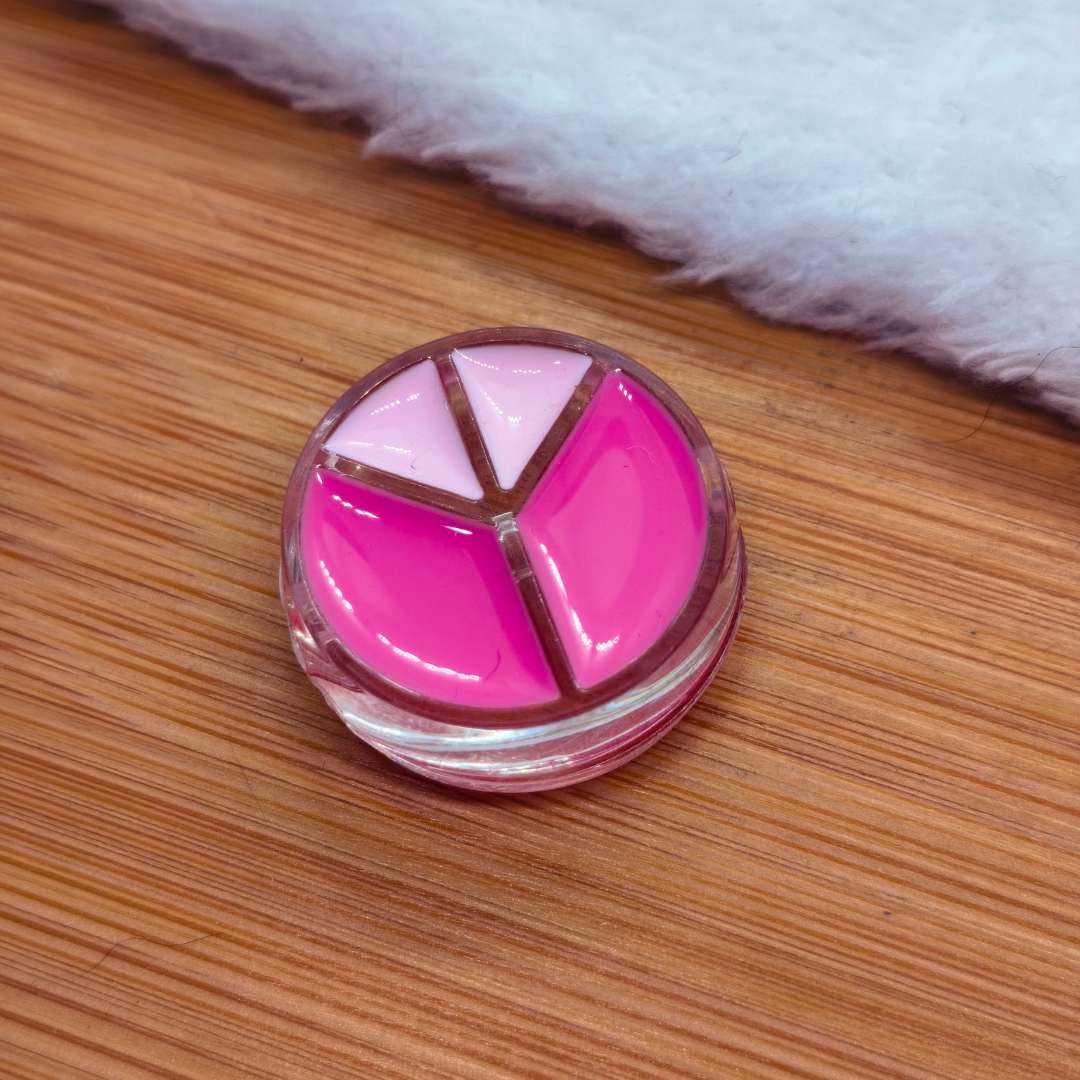 Pasador Acrilico Redondo Simbolo de la Paz Transparente 22 mm  -  Paquete de 1 Unidades