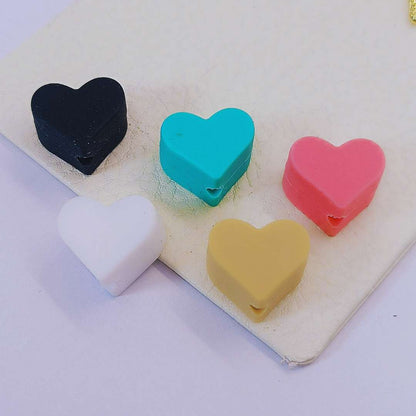 Pasador Neopreno Corazon 15 mm  -  Paquete de 1 Unidades