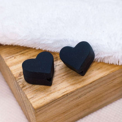 Pasador Neopreno Corazon 15 mm  -  Paquete de 1 Unidades