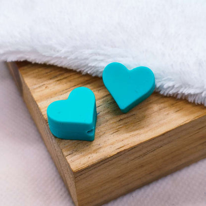 Pasador Neopreno Corazon 15 mm  -  Paquete de 1 Unidades