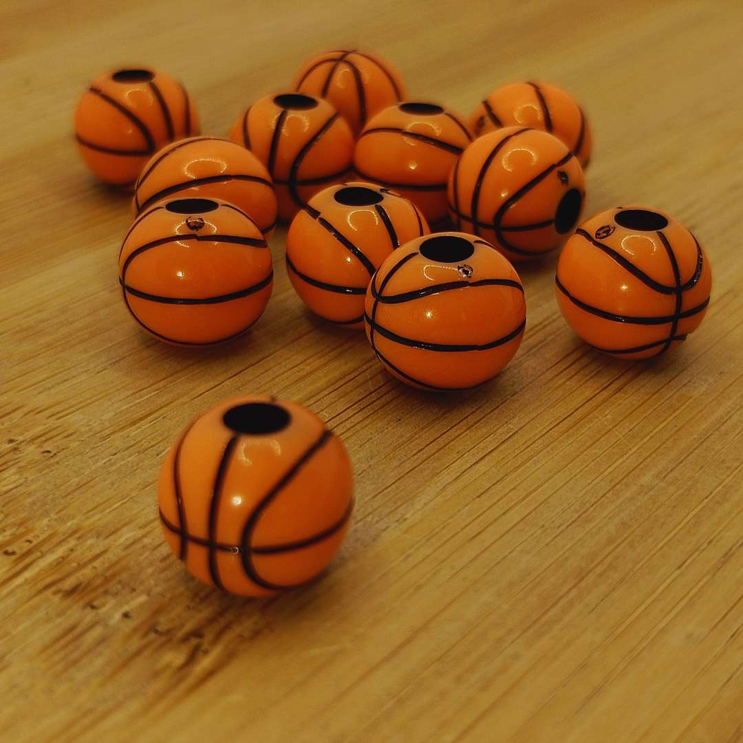 Pasador Acrilico Balon 10 mm  -  Paquete de 12 Unidades