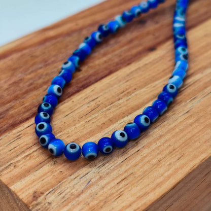 Pasador Murano Esfera Ojo Turco 04 mm  -  Tira de 90 Unidades