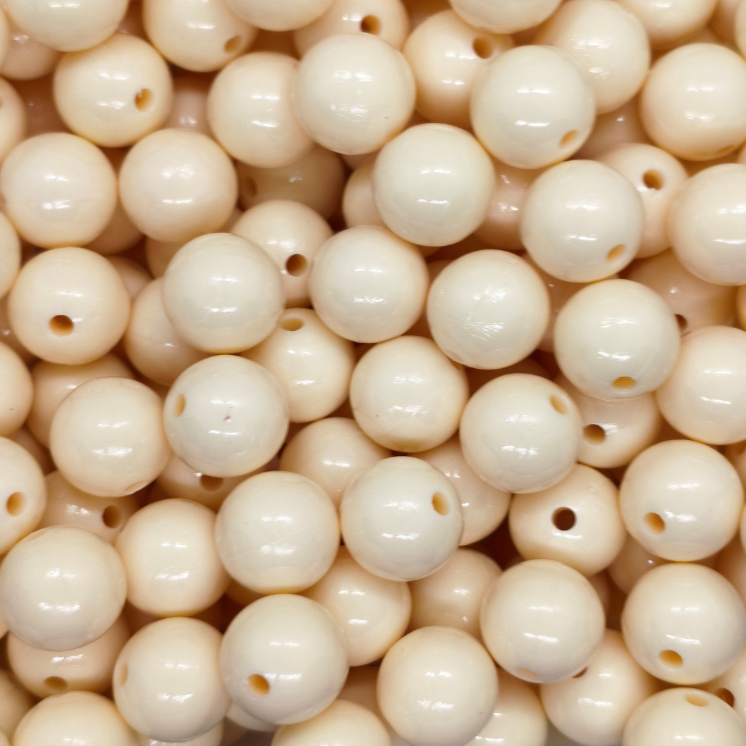 Pasador Acrilico Esfera Chicle Brillante 15 mm - Paquete de 12 Unidades
