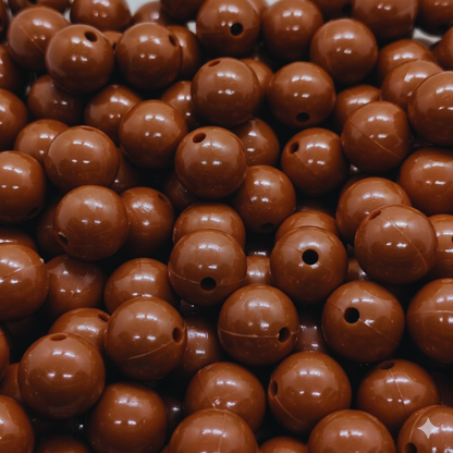 Pasador Acrilico Esfera Chicle Brillante 15 mm - Paquete de 12 Unidades