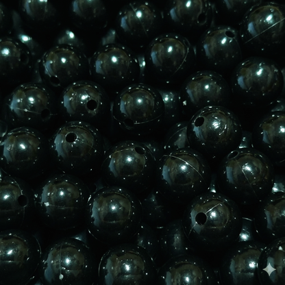 Pasador Acrilico Esfera Chicle Brillante 15 mm - Paquete de 12 Unidades