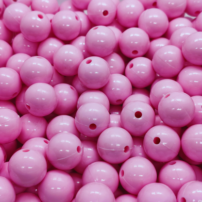 Pasador Acrilico Esfera Chicle Brillante 15 mm - Paquete de 12 Unidades