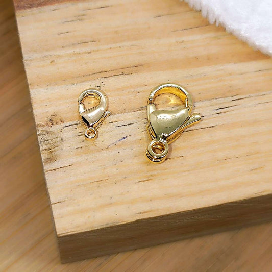Broche Gold Filled Pico de Loro 10 mm  -  Paquete de 6 Unidades