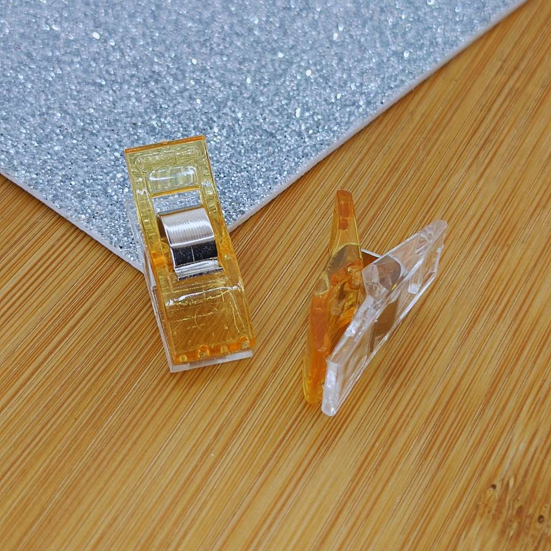 Pinza Acrilico Para Costura 10 x 25 mm  -  Paquete de 2 Unidades