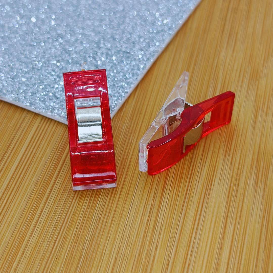 Pinza Acrilico Para Costura 10 x 25 mm  -  Paquete de 2 Unidades