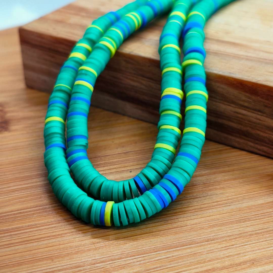 Pucas Fimo Multicolor 06 mm  -  Tira de 40 cm