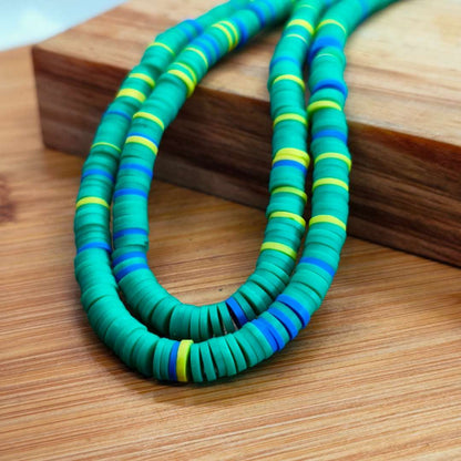 Pucas Fimo Multicolor 06 mm  -  Tira de 40 cm