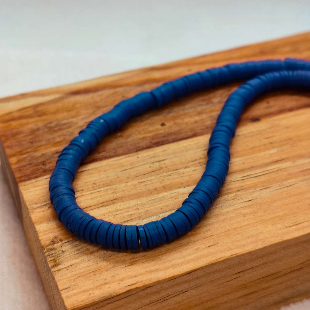 Pucas Fimo Unicolor 06 mm  -  Tira de 40 cm